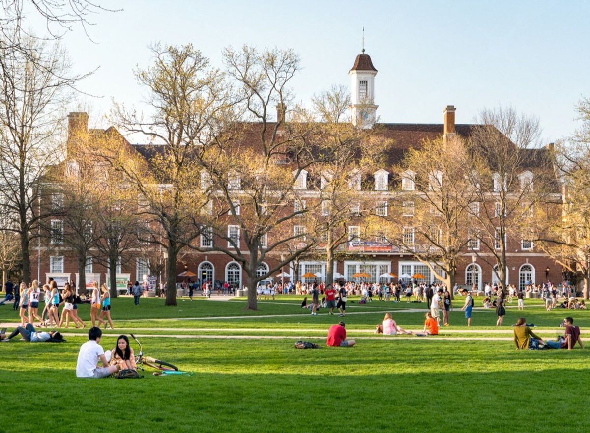 Open school campus lawn, an example of the accessible environments a school security assessment evaluates